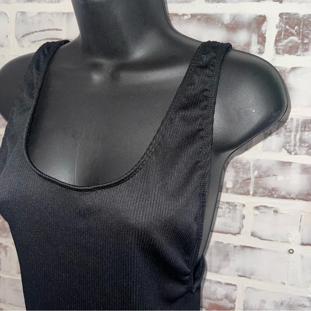 Black Sleeveless swimsuit size 8